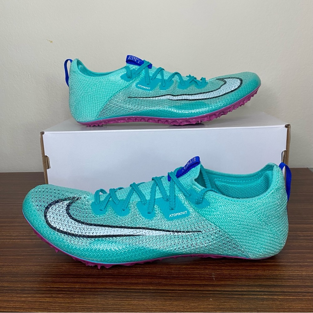 Nike Superfly Elite 2 Track Spikes Hyper Jade Violet CD4382-300 Men’s Size 12.5